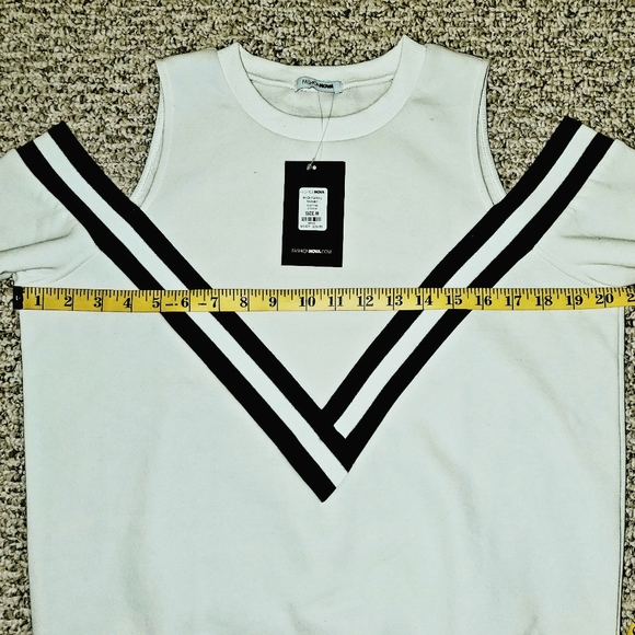 FN All or Nothing White Sweatshirt sz M - Picture 4 of 5